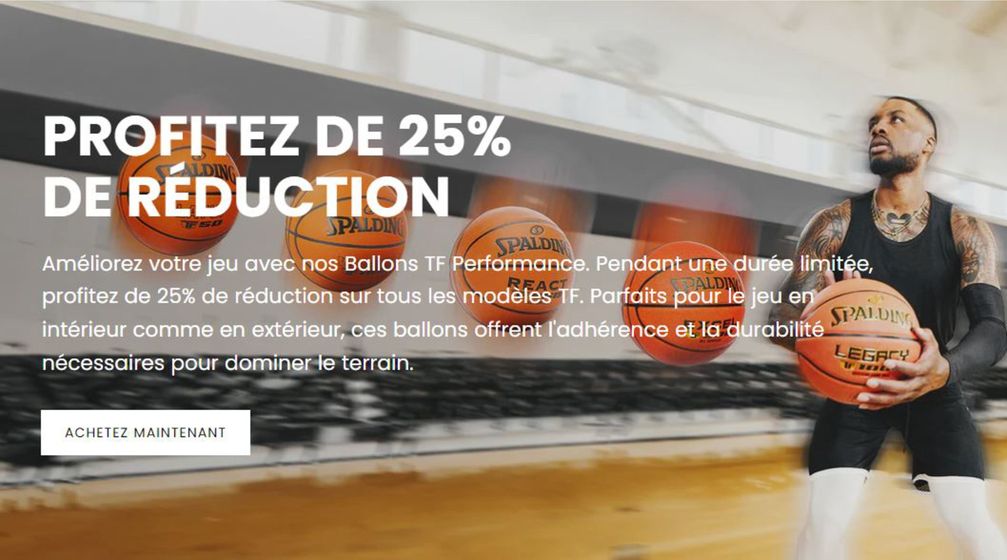 Catalogue Spalding à Châteaubriant - Pays de la Loire | Profitez de 25% de réduction | 20/09/2024 - 30/09/2024