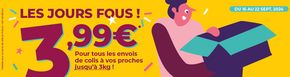 Promos de Services à Vernouillet (Yvelines) | Les jours fous sur Mondial Relay | 20/09/2024 - 22/09/2024