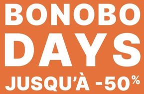 Promos de Mode à Béthune | Bonobo days Jusqu'à -50% sur Bonobo | 20/09/2024 - 05/10/2024