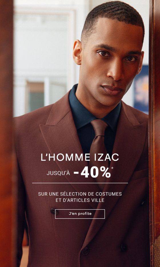 L'HOME IZAC Jusqu'à -40%
