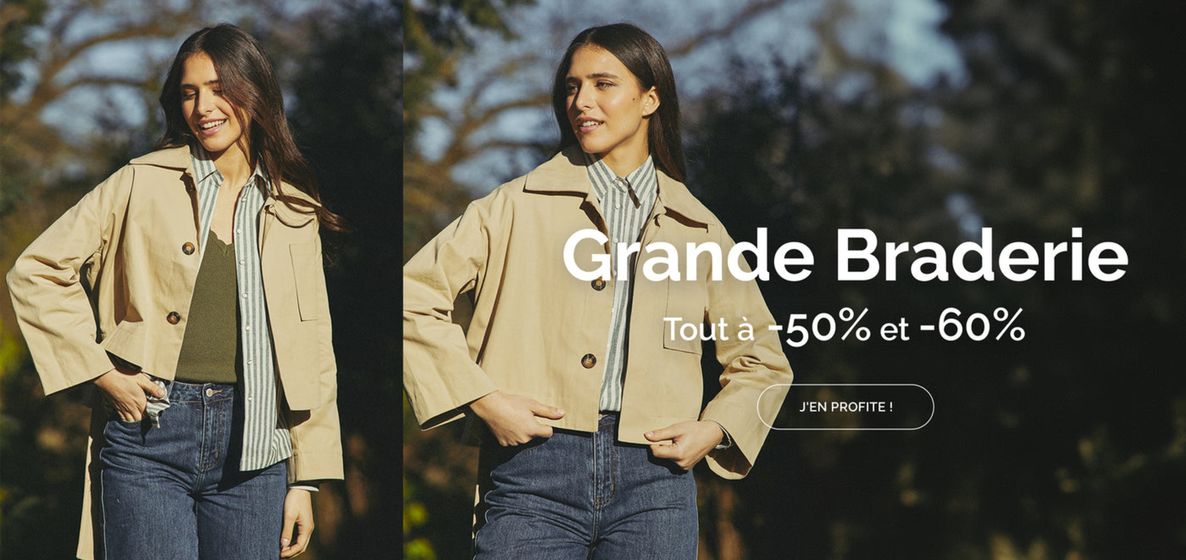 Grande Braderie Tout à -50 et-60%