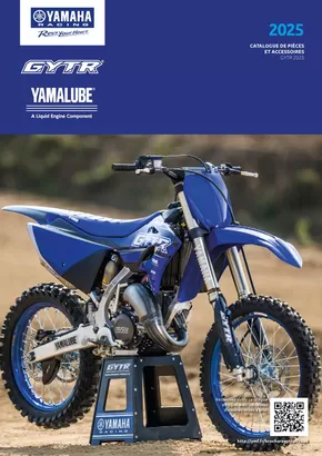 Catalogue Yamaha à Bias | Catalogue Yamaha Motos - Accessoires GYTR Off Road | 23/09/2024 - 30/04/2025