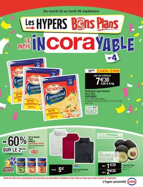 Catalogue Cora à Houdemont | Le mois incorayable n°4 | 24/09/2024 - 30/09/2024