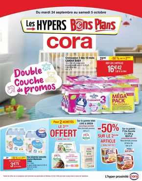 Catalogue Cora à Houdemont | Double couche de promos | 24/09/2024 - 05/10/2024