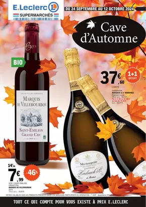 Promos de Supermarchés à Saint-Joseph (La Réunion) | 24M239C08LU sur E.Leclerc | 24/09/2024 - 12/10/2024