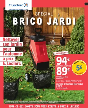 Catalogue E.Leclerc Brico à Biars-sur-Cère | Spécial Brico Jardi | 24/09/2024 - 05/10/2024