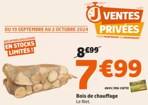 Promos de Jardineries et Animaleries à Liesle | Ventes privées sur Jardiland | 23/09/2024 - 02/10/2024