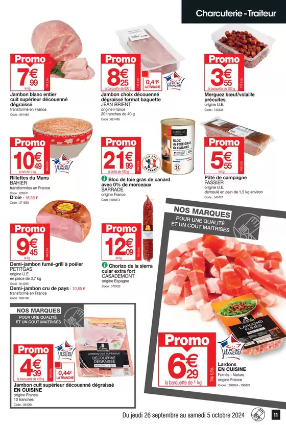 Catalogue Promocash à Villeneuve-Loubet | Vos promos | 24/09/2024 - 05/10/2024