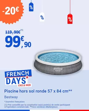 Promos de Jardineries et Animaleries à Lacapelle-Marival | French days : nos meilleures offres pour le jardin sur E.Leclerc Jardi | 24/09/2024 - 30/09/2024