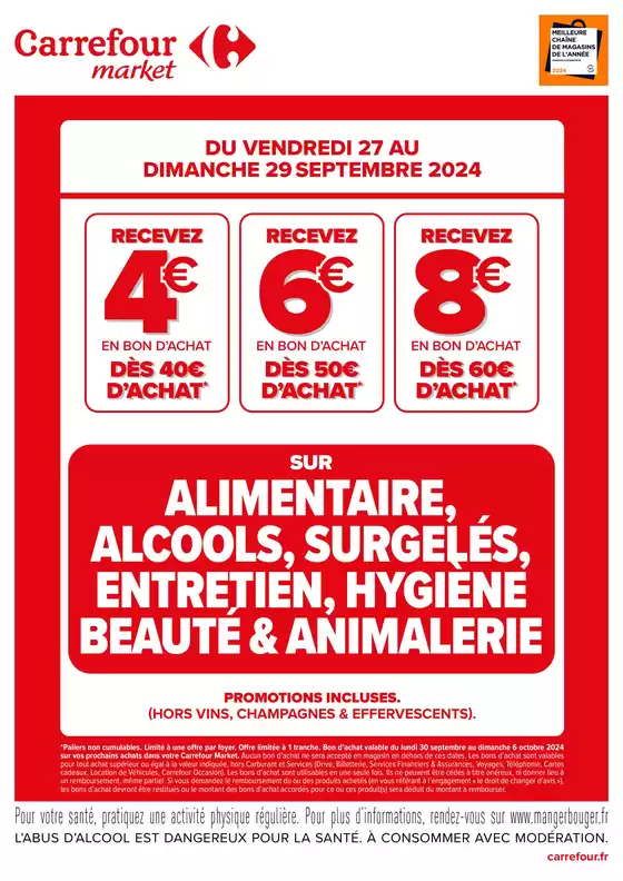 Catalogue Carrefour Market à Monaco | Catalogue Carrefour Market | 27/09/2024 - 29/09/2024