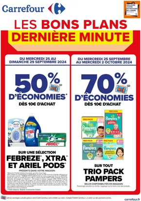 Catalogue Carrefour Market à Monaco | LES BONS PLANS DE DERNIERE MINUTE | 25/09/2024 - 13/10/2024