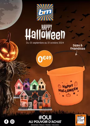 Promos de Bazar et Déstockage à Tours | Happy Halloween sur B&M | 25/09/2024 - 31/10/2024