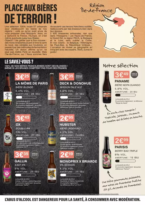 Catalogue Monop' à Vierzon | CRAFT BEER | 25/09/2024 - 20/10/2024