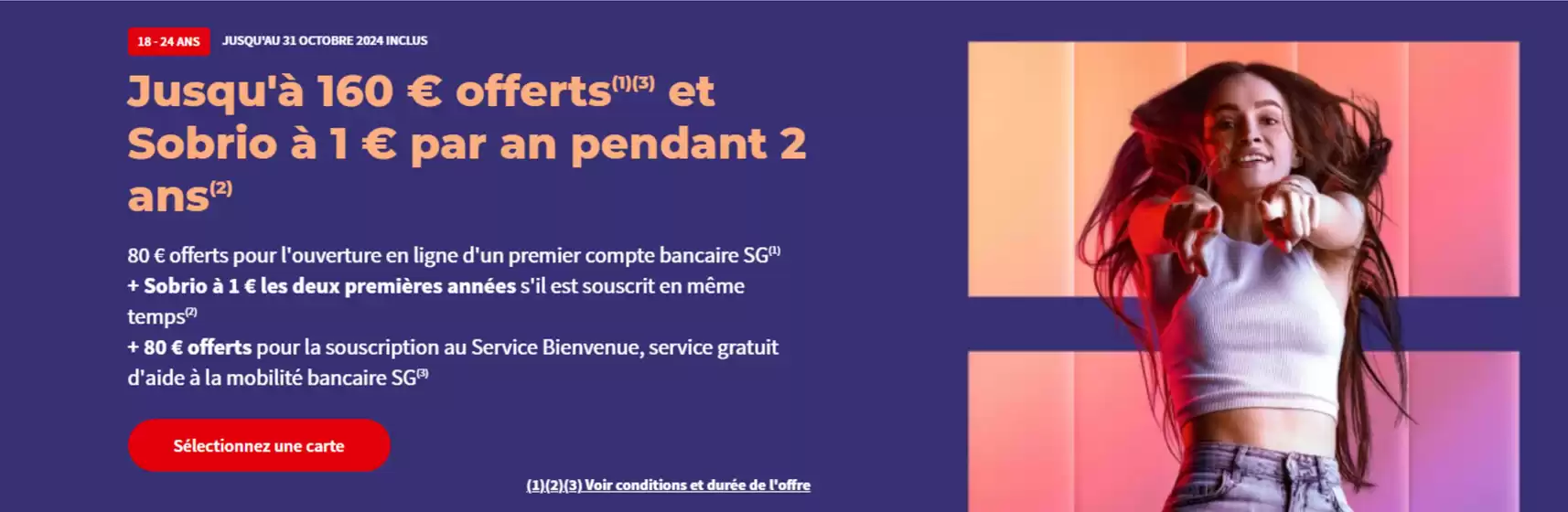 Catalogue Société Générale à Grand-Couronne | Jusqu'à 160 € offerts et Sobrio à 1 € par an pendant 2 ans | 25/09/2024 - 31/10/2024