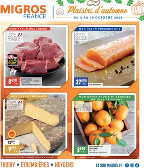 Catalogue Migros France à Usinens | Spécifique PFT Automne | 08/10/2024 - 19/10/2024