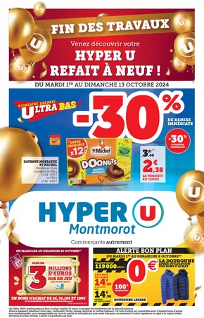 Catalogue Hyper U à Les Deux-Fays | Quinzaine Commerçante | 01/10/2024 - 13/10/2024