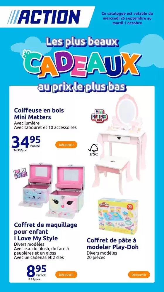 Les plus beaux cadeaux au prix le plus bas