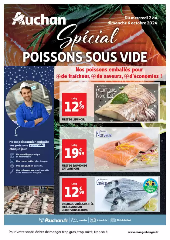 Spécial poissons sous vide