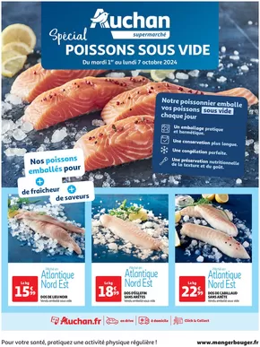 Promos de Supermarchés à Saint-Jean-de-Soudain | Poissons sous vide Supermarché sur Auchan Supermarché | 01/10/2024 - 07/10/2024