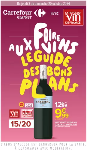 Catalogue Carrefour Market à Pacy-sur-Eure | LA FOIRE AUX VINS | 03/10/2024 - 20/10/2024