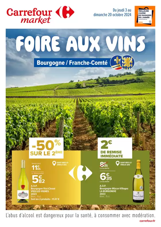 FOIRE AUX VINS BOURGOGNE / FRANCHE COMTÉ