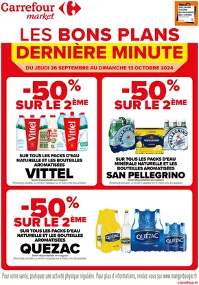 Catalogue Carrefour Market à Pacy-sur-Eure | LES BONS PLANS DE DERNIERE MINUTE | 30/09/2024 - 13/10/2024