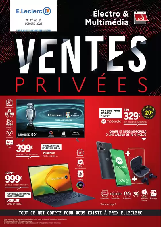 TECH BT VENTES PRIVEES OCTOBRE