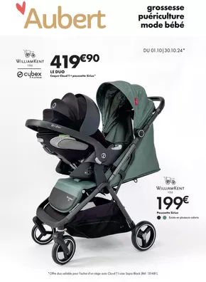 Promos de Enfants et Jeux à Saint-Raphaël (Var) | Grossesse puériculture mode bébé sur Aubert | 01/10/2024 - 30/10/2024