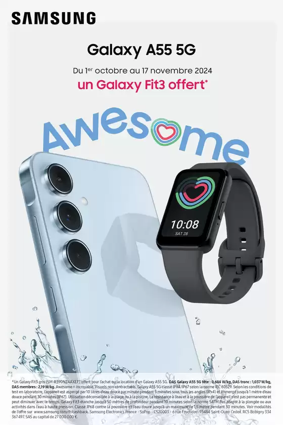 Catalogue MDA à Sélestat | Galaxy Fit3 offert | 01/10/2024 - 17/11/2024