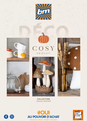 Catalogue B&M à Drouilly | Déco - Cosy Season | 04/10/2024 - 18/10/2024