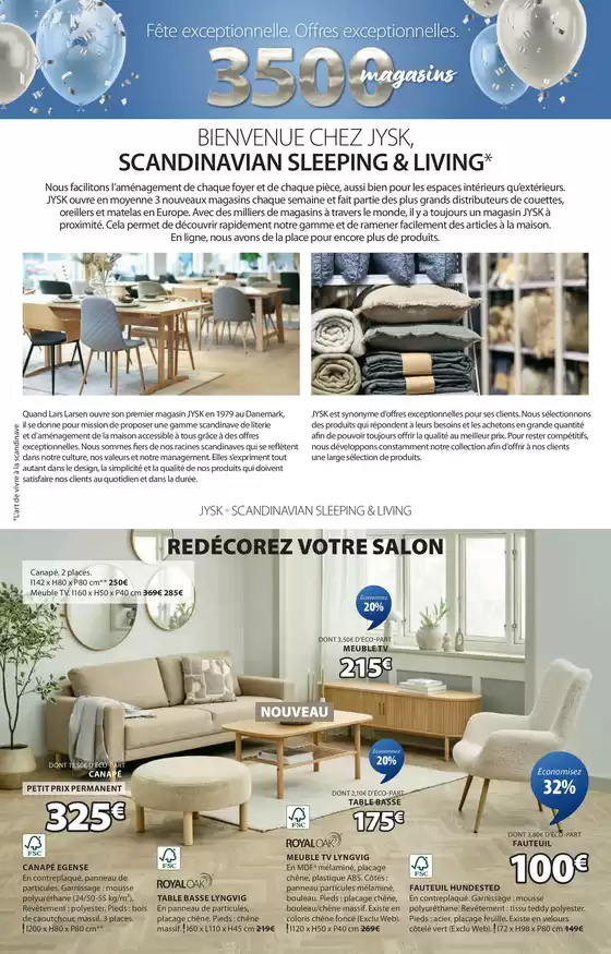 Catalogue JYSK à Dole | Offres exceptionnelles | 01/10/2024 - 14/10/2024