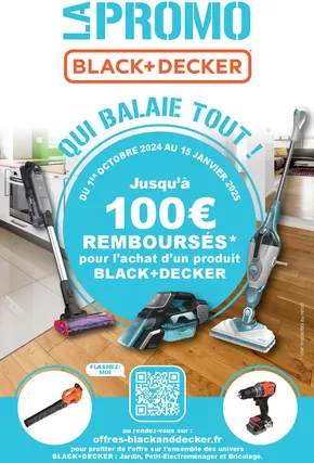 Catalogue Boulanger à Lille | OFFRE Black et Decker: jusqu'à 100€ remboursés ! | 01/10/2024 - 15/01/2025