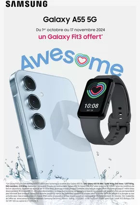 Promos de Multimédia et Electroménager à Bordeaux | Galaxy Fit3 offert sur Pulsat | 01/10/2024 - 17/11/2024