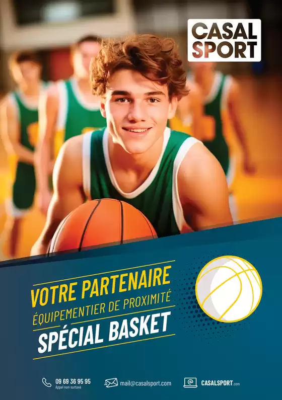 VOTRE PARTENAIRE ÉQUIPEMENTIER DE PROXIMITÉ SPÉCIAL BASKET