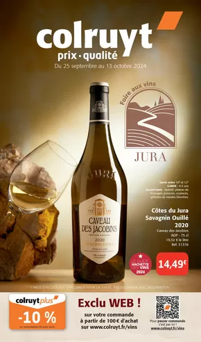 Catalogue Colruyt à Lajoux (Jura) | Foire aux vins | 07/10/2024 - 13/10/2024