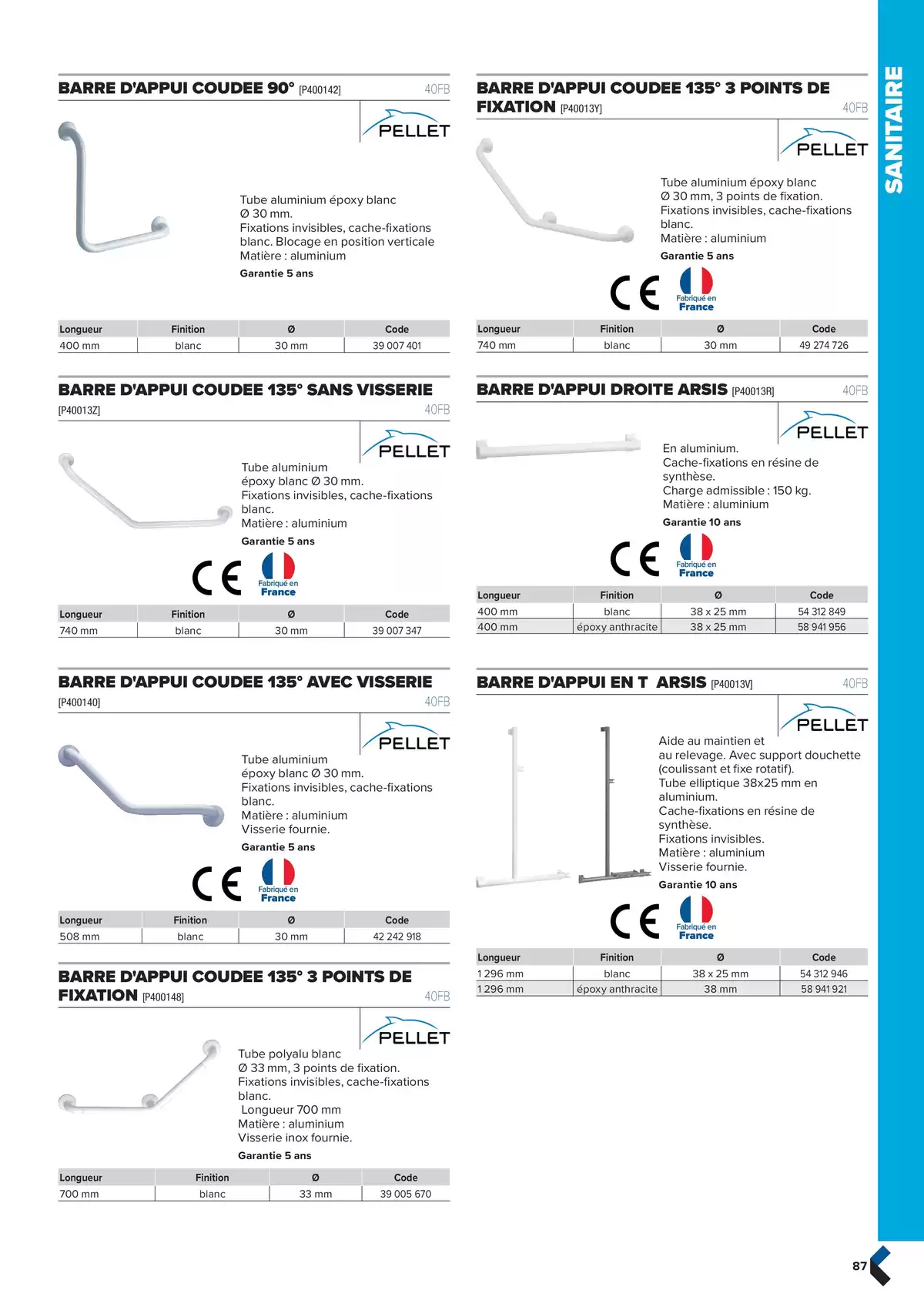Catalogue Catalogue génie climatique & sanitaire | Édition 2024-2025, page 00087