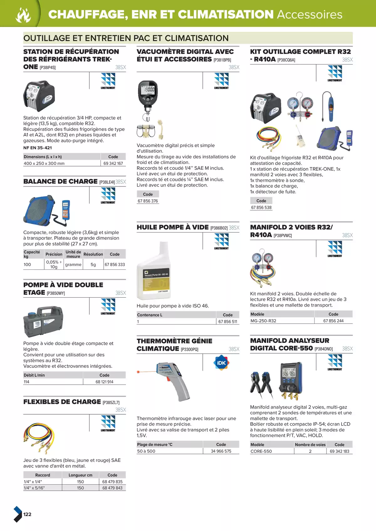 Catalogue Catalogue génie climatique & sanitaire | Édition 2024-2025, page 00122