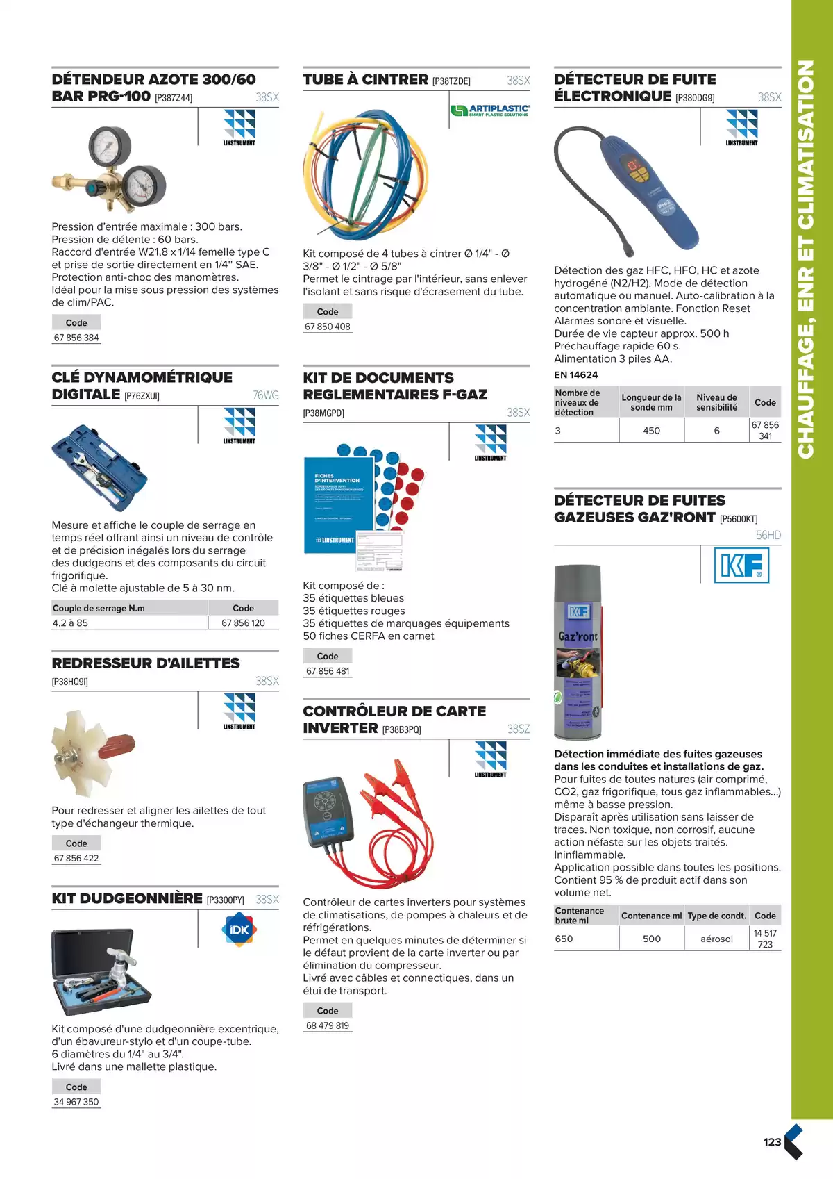 Catalogue Catalogue génie climatique & sanitaire | Édition 2024-2025, page 00123