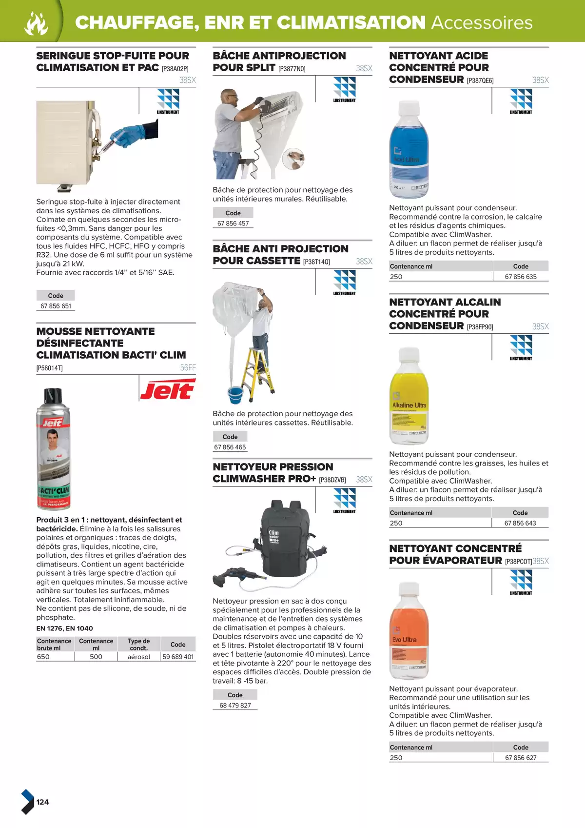 Catalogue Catalogue génie climatique & sanitaire | Édition 2024-2025, page 00124