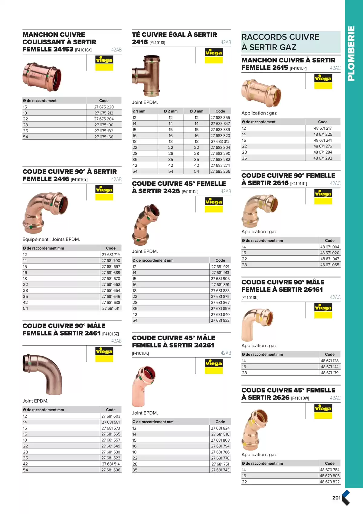 Catalogue Catalogue génie climatique & sanitaire | Édition 2024-2025, page 00201