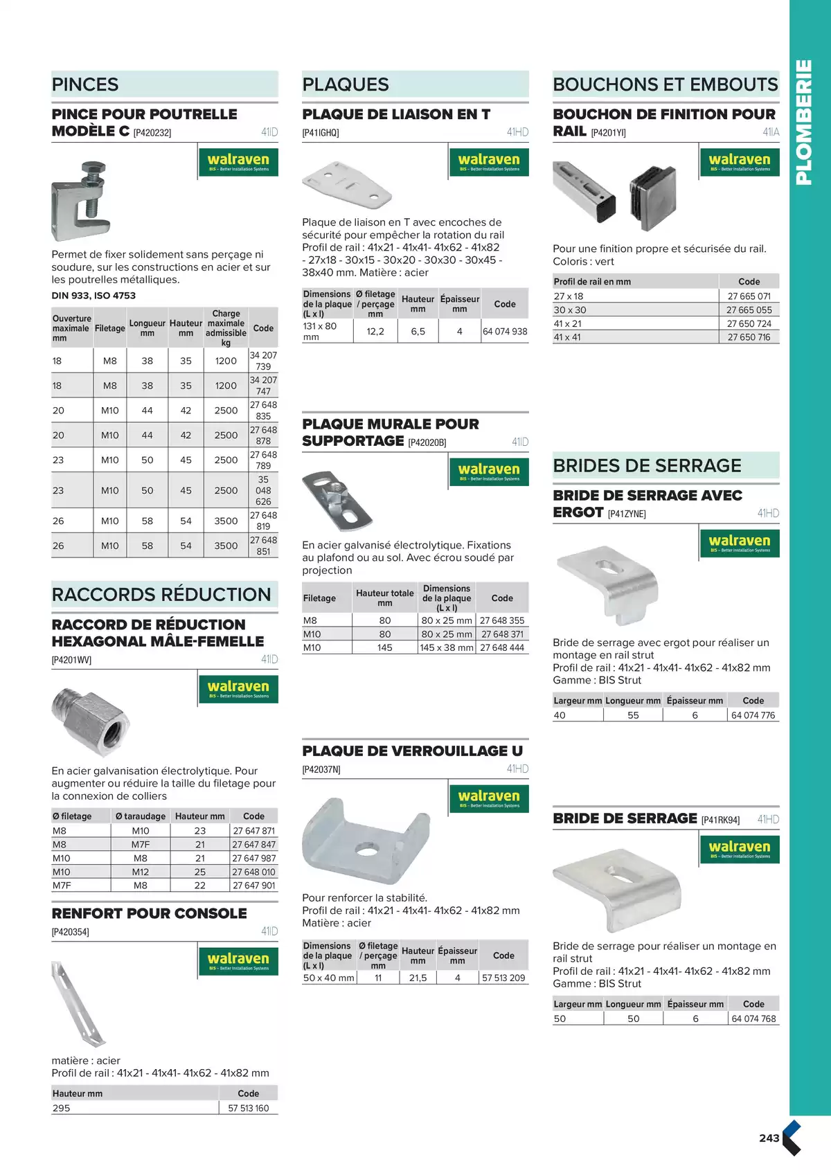 Catalogue Catalogue génie climatique & sanitaire | Édition 2024-2025, page 00243