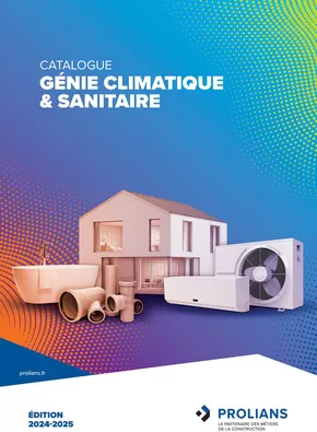 Promos de Services à Quincy-sous-Sénart | Catalogue génie climatique & sanitaire | Édition 2024-2025 sur Prolians | 02/10/2024 - 31/12/2025