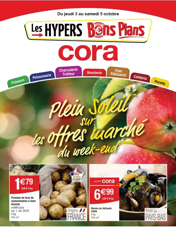 Les offres marché du week-end