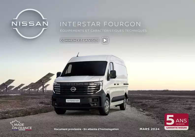 Catalogue Nissan à Sarreguemines | Nouveau Nissan Interstar | 02/10/2024 - 02/10/2025