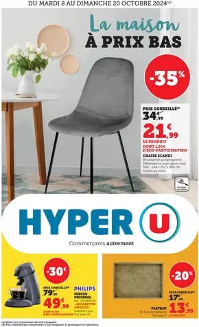 Catalogue Hyper U à Arbrissel | Spécial Maison | 08/10/2024 - 20/10/2024