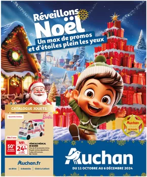 Catalogue Auchan Hypermarché à Sari-d'Orcino | Réveillons Noël, un max de promos pour les fêtes  | 11/10/2024 - 06/12/2024