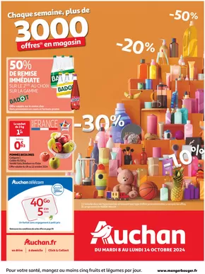 Catalogue Auchan Hypermarché à Usinens | Retrouvez plus de 3000 offres en magasin | 08/10/2024 - 14/10/2024