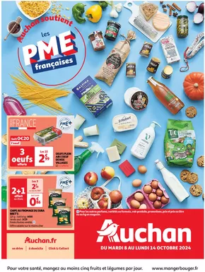 Catalogue Auchan Hypermarché à Neuville-Bourjonval | Auchan soutient les PME françaises | 08/10/2024 - 14/10/2024