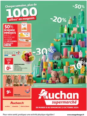 Catalogue Auchan Supermarché à Saint-Bertrand-de-Comminges | Retrouvez plus de 1000 offres dans votre super | 08/10/2024 - 13/10/2024