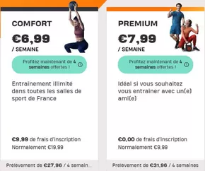 Promos de Sport à Thionville | Profitez de 4 semaines offertes pour un abonnement annuel ou d'un abonnement Flex sans engagement ni frais supplémentaires ! sur Basic Fit | 02/10/2024 - 31/10/2024